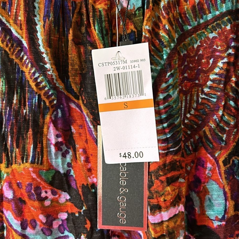 NEW Cable & Gauge Multi Color Tank Top - Picture 2 of 4